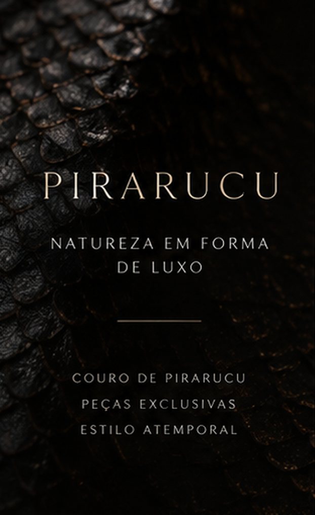 PIRARUCU, natureza em forma de luxo: couro de pirarucu, peças exclusivas, estilo atemporal